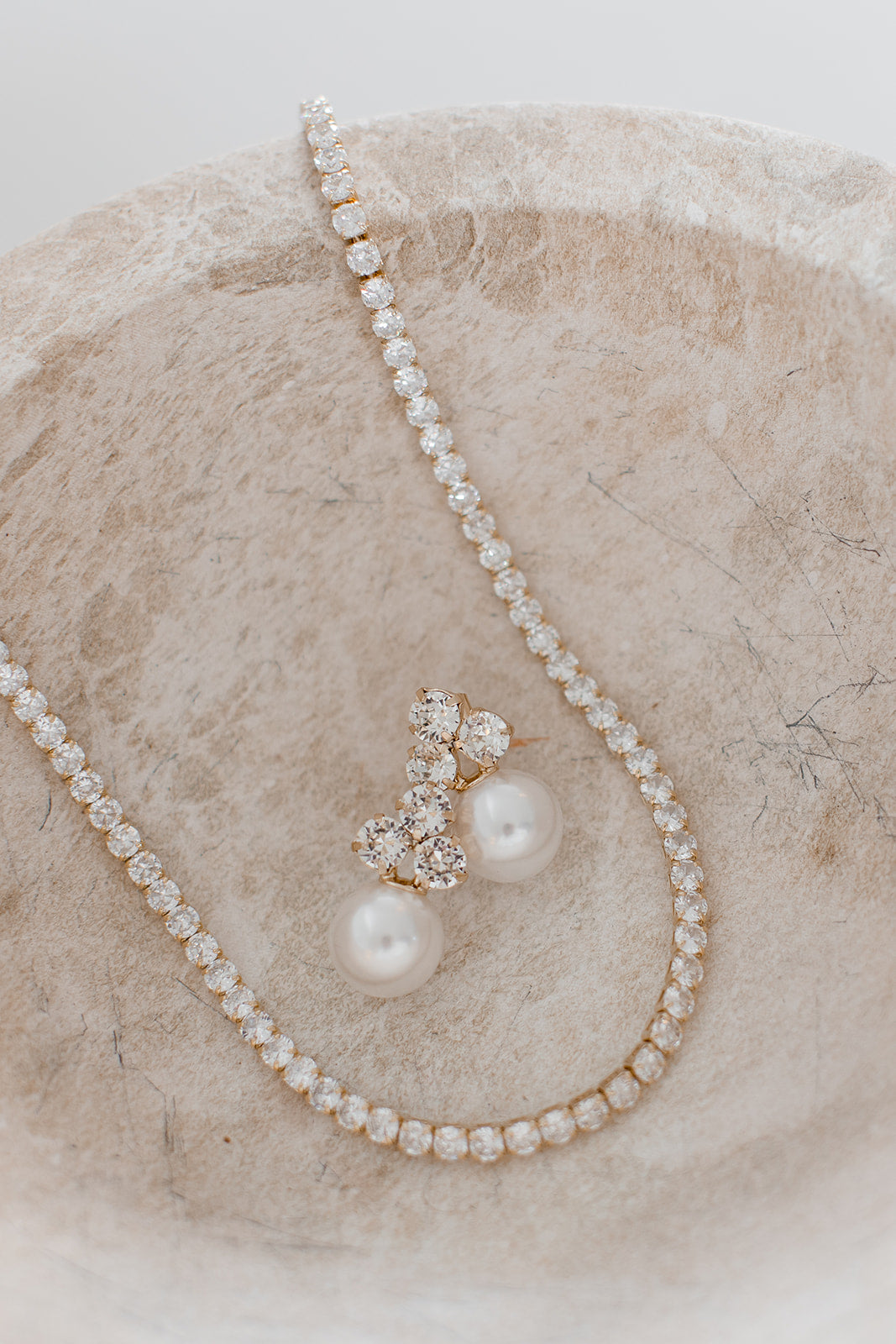 Tiffany - Classic Crystal Bridal Tennis Necklace