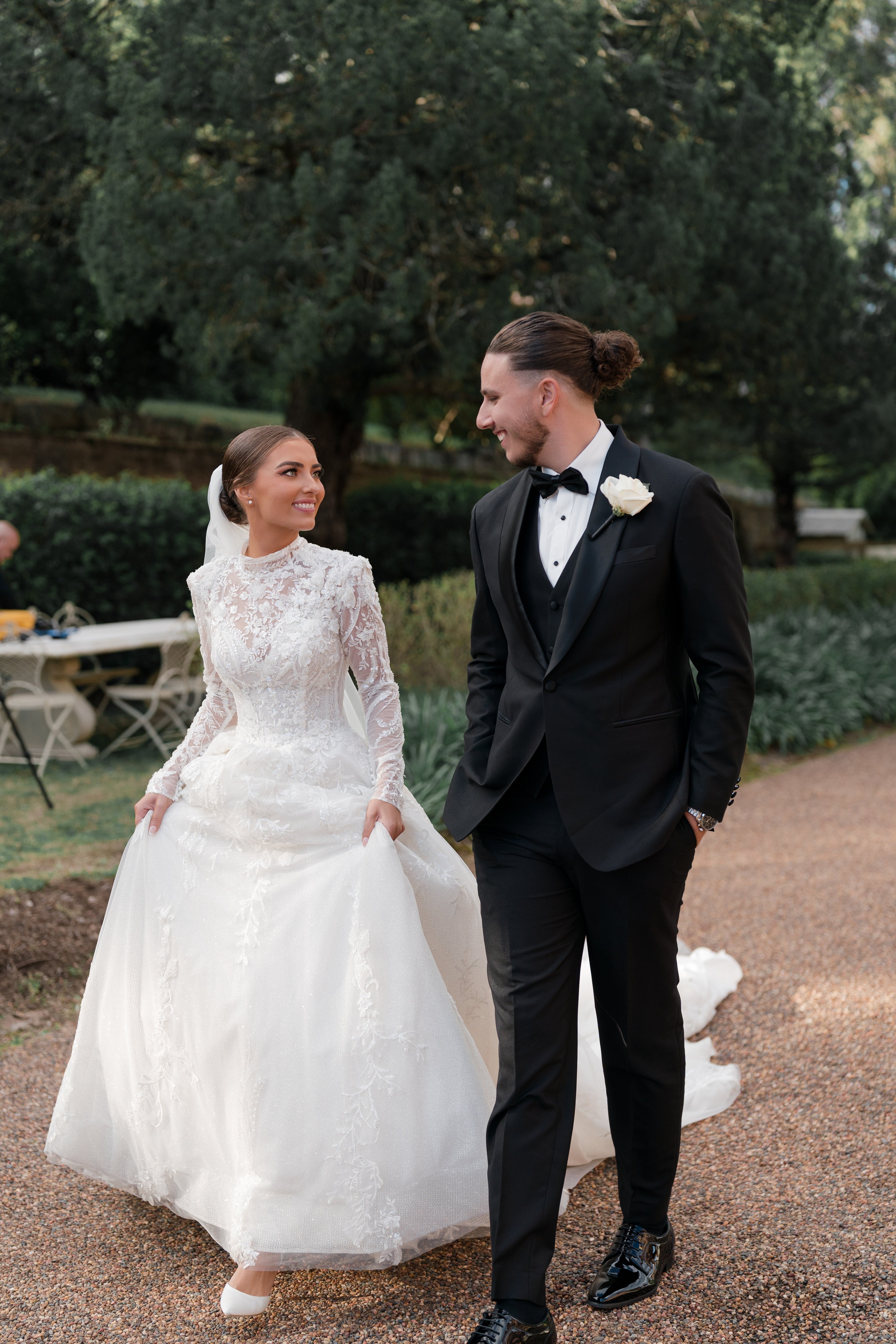 Autumn - Crystal Ankle Strap Kitten Heel Pumps - White