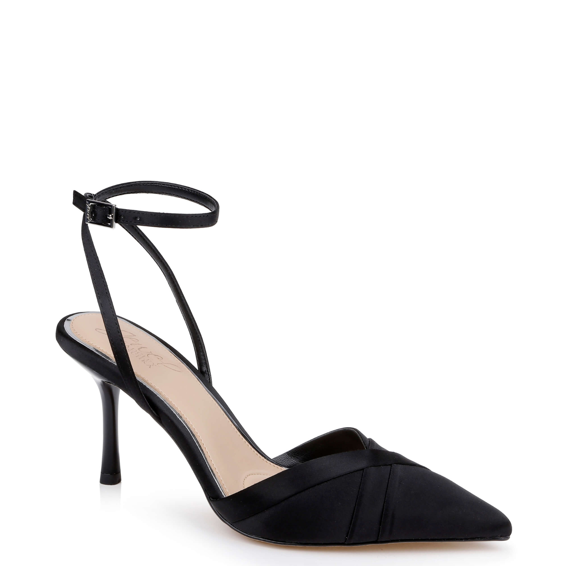 Parklyn - Pointed Toe Ankle Strap Pump - Black