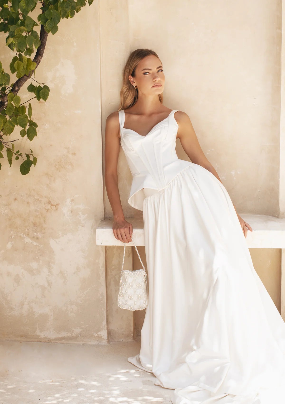 Lola Knight - Leo Ivory Pearl Bag