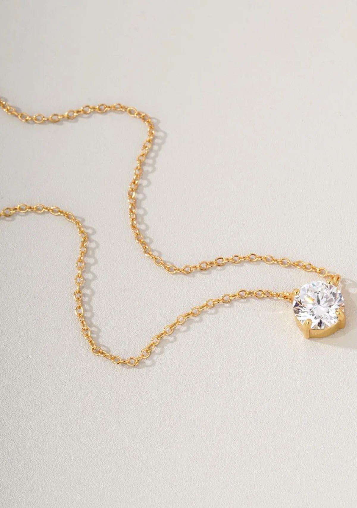 Lola Knight - Lily Crystal Necklace - 18K Gold