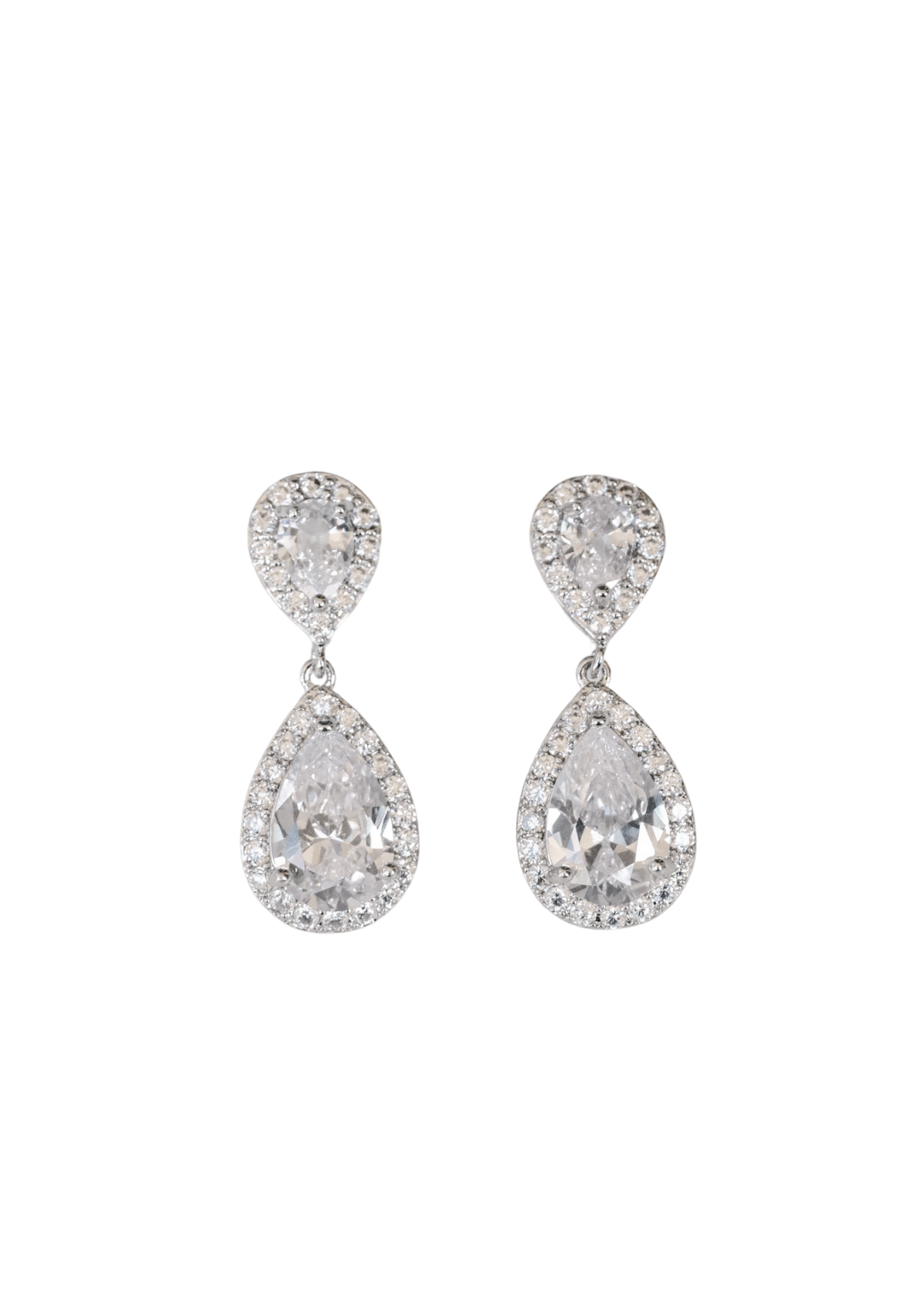 Sophie - Classic Teardrop Bridal Earrings