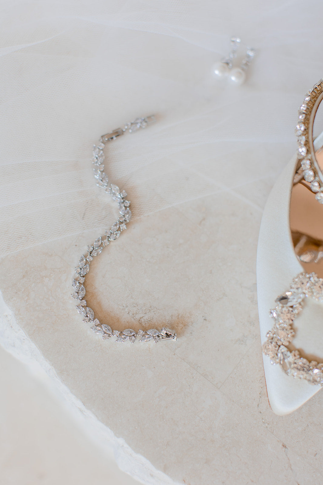 Sabrina - Unique Crystal Bridal Bracelet