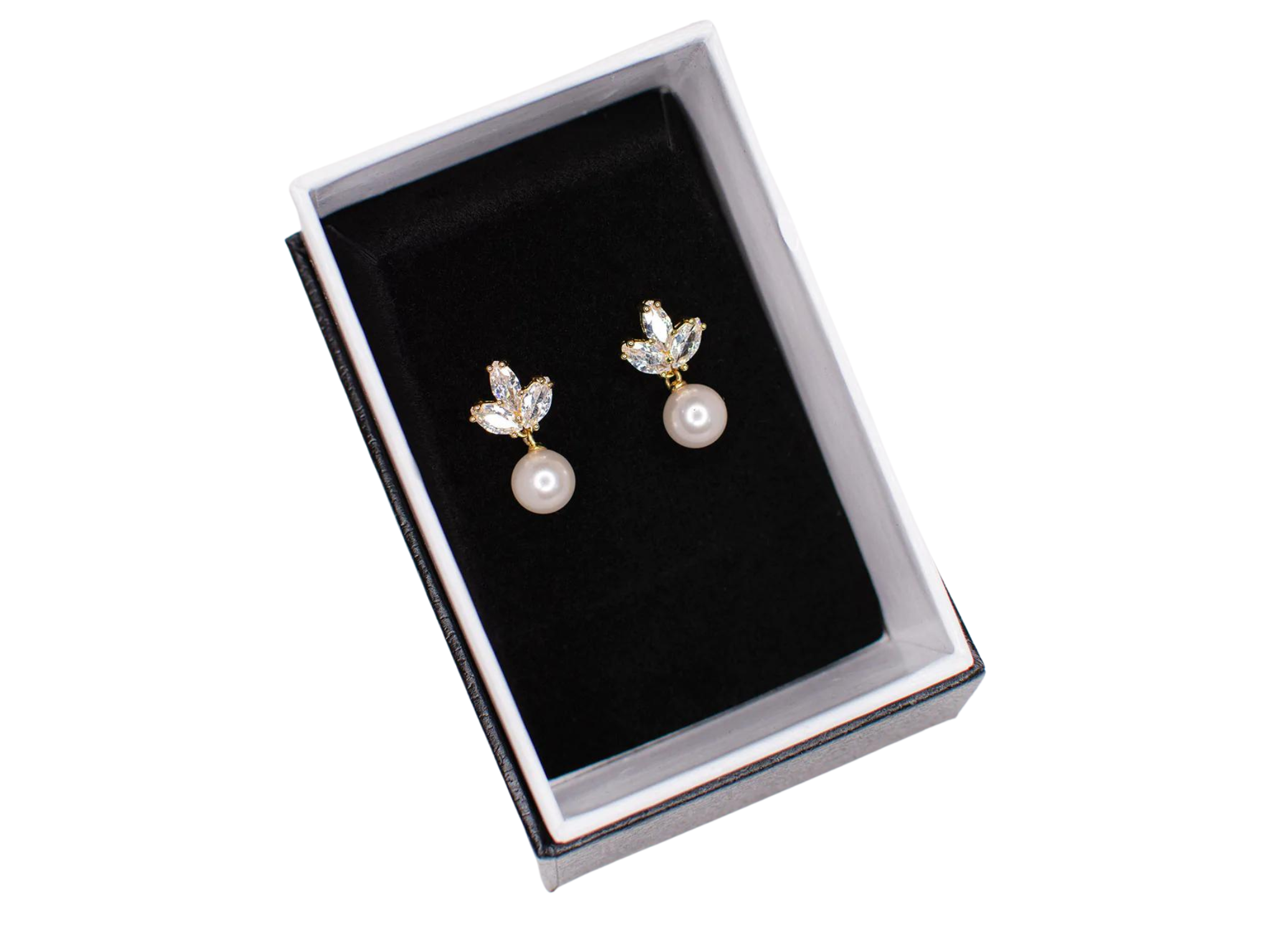 Lola - Pretty Pearl Drop Bridal Earrings