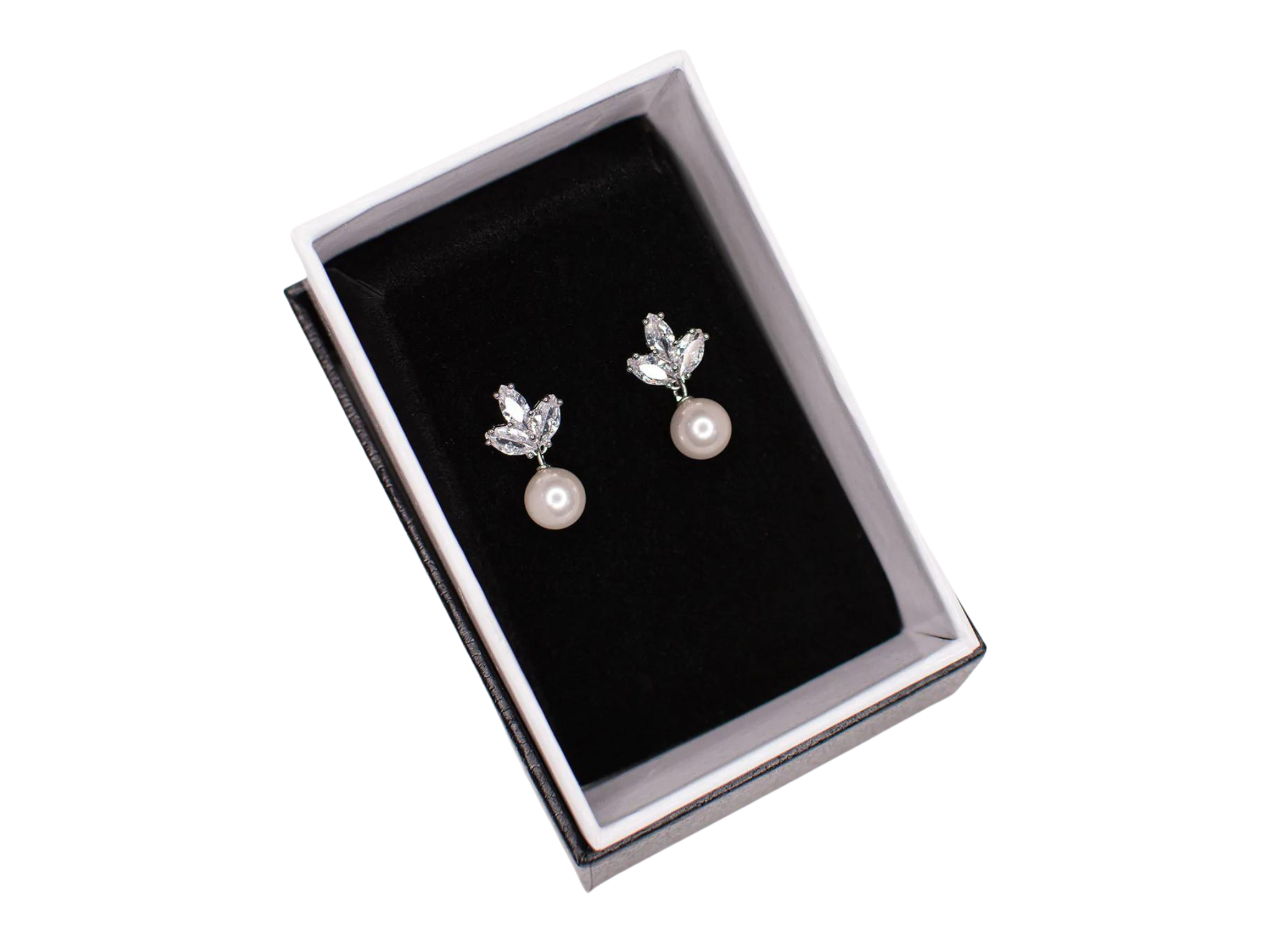 Lola - Pretty Pearl Drop Bridal Earrings