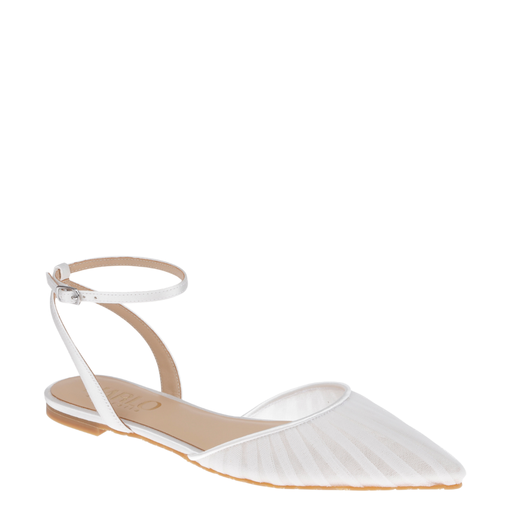 Chanel Tulle - White Tulle Flats