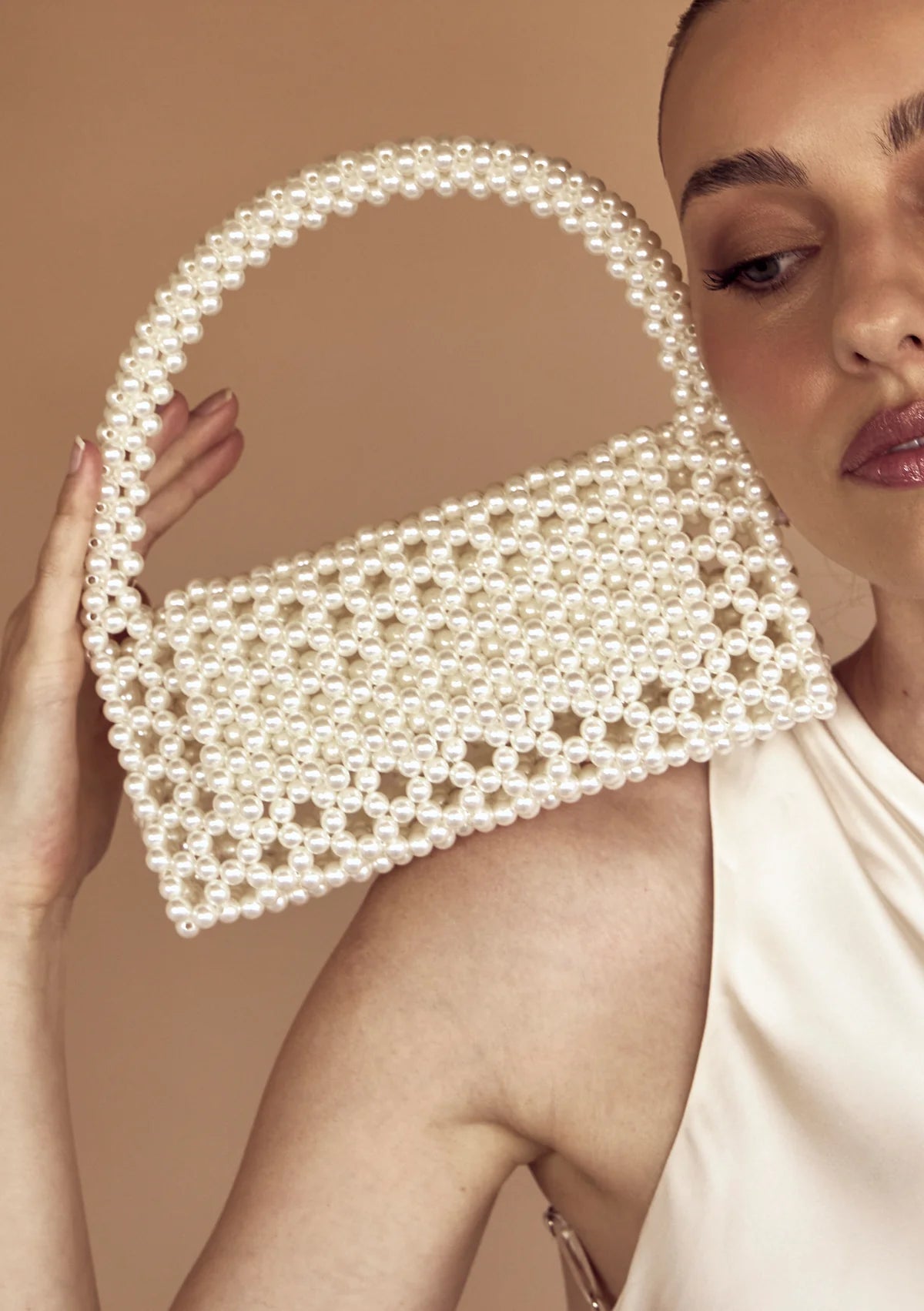 Lola Knight - Coco Ivory Pearl Bag